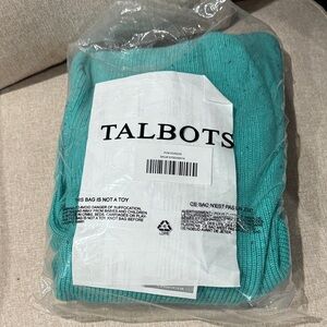 Talbots Aqua Knit Sweater